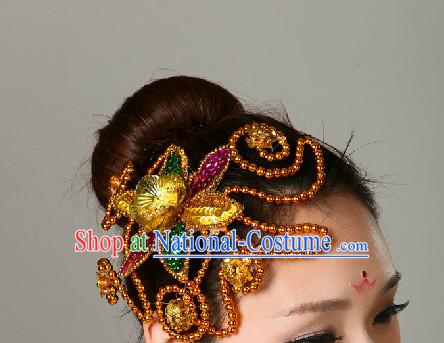 Asian Folk Dance Hair Accessories