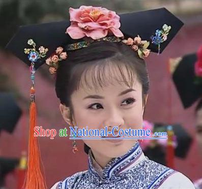 Qing Dynasty Palace Lady Manchu Hair Accessories