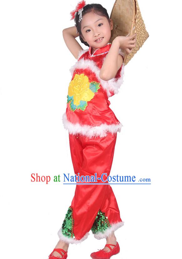 Chinese Han Ethnic Dance Costume Competition Dance Costumes