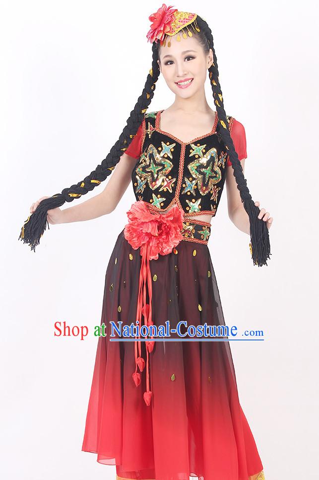 China Xinjiang Style Dance Costume Ideas Dancewear Supply Dance Wear Dance Clothes Suit