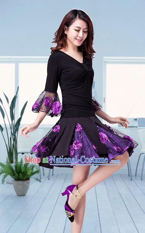 China Style Modern Dance Costume Ideas Dancewear Supply Dance Wear Dance Clothes Suit