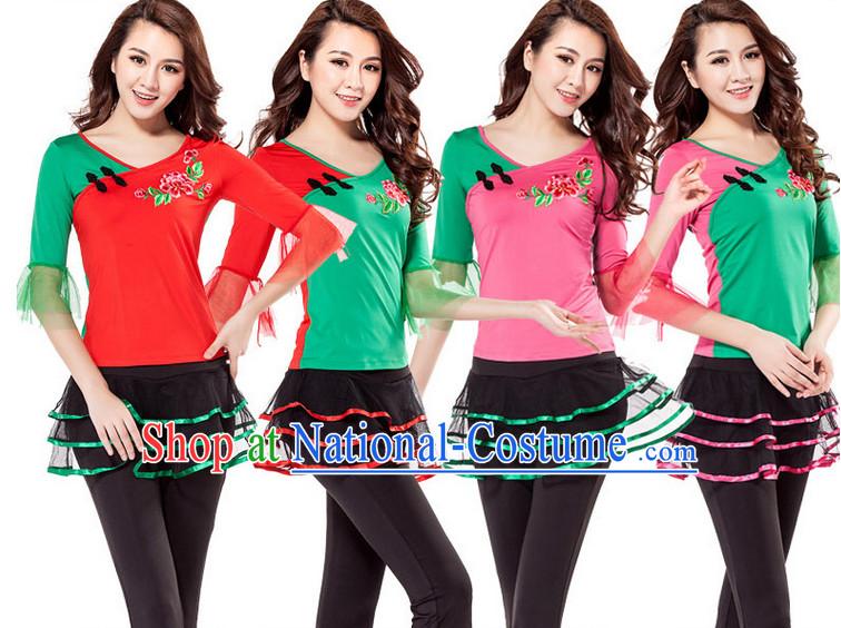 China Style Modern Dance Costume Ideas Dancewear Supply Dance Wear Dance Clothes Suit