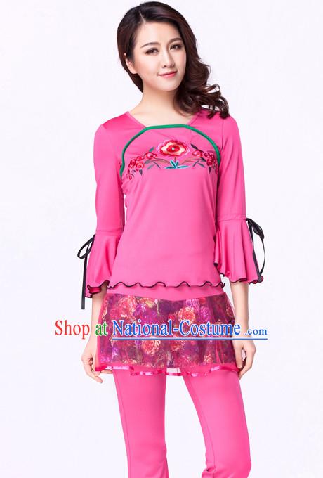 Chinese Style Parade Modern Costume Ideas Dancewear Supply Dance Wear Dance Clothes Suit