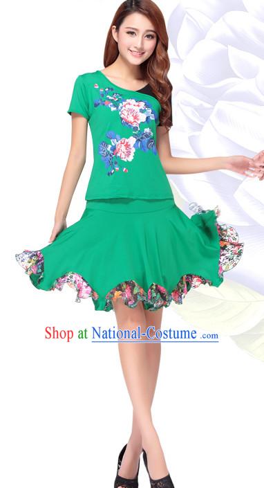 Chinese Style Modern Parade Costume Ideas Dancewear Supply Dance Wear Dance Clothes Suit