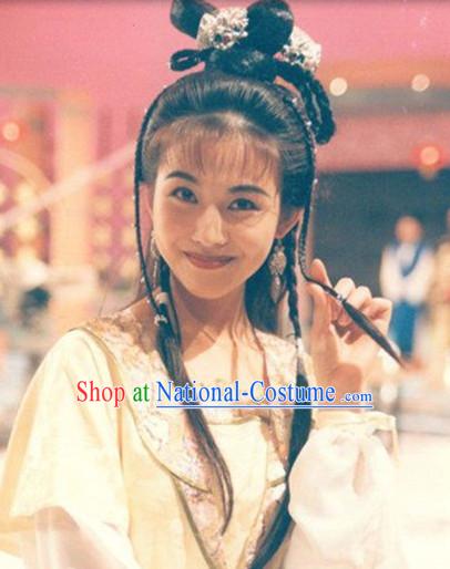 Ancient Chinese Girl Wigs and Hair Accessories