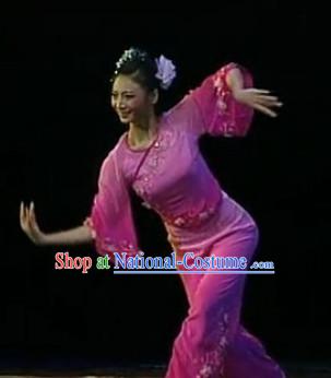 China Folk Dancewear and Hair Accessories Complete Set for Girls