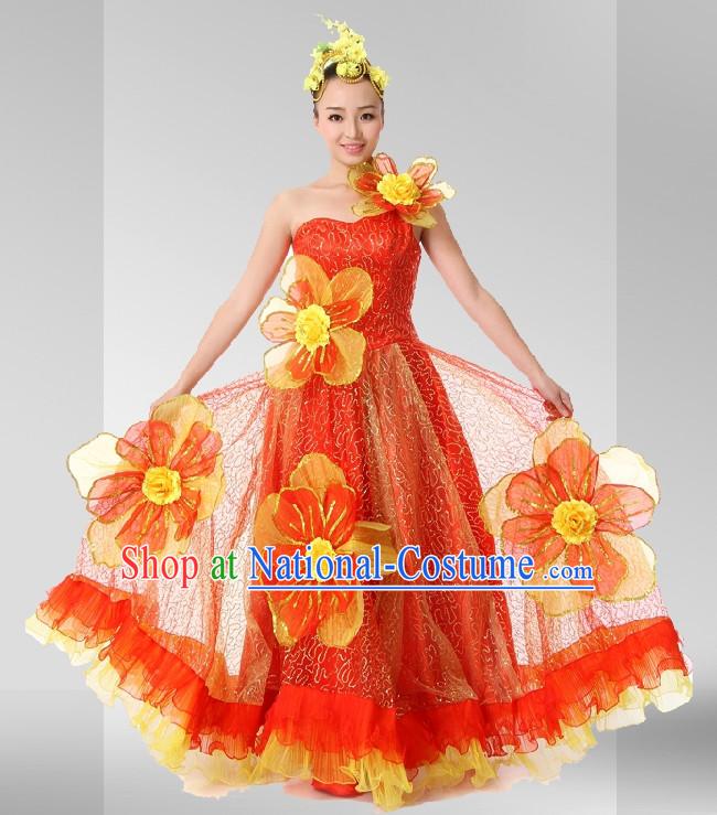 Chinese Stage Celebration Dancewear for Women