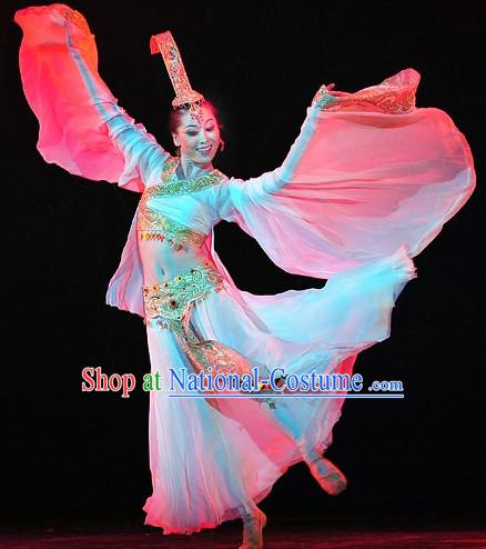 Chinese Professional Stage Performance Han Palace Dancewear Dance Costume Complete Set for Women