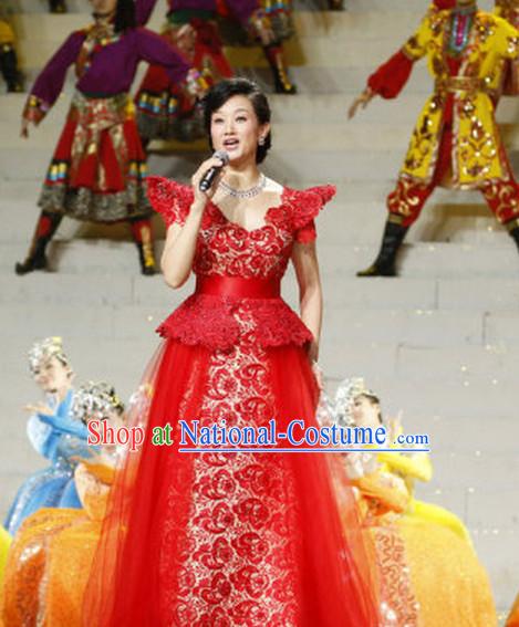 Chinese Folk Singer Dancing Uniform