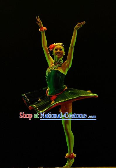 Chinese ethnic She Dance costumes Dancewear Asian Dancewear folk Dance