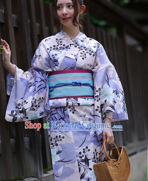 Top Authentic Traditional Japanese Kimonos Kimono Dress Yukata Clothing Garment Complete Set for Women Ladies Girls