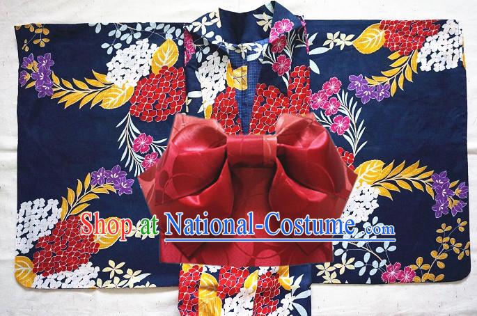 Top Authentic Traditional Japanese Kimonos Kimono Dress Yukata Clothing Garment Complete Set for Women Ladies Girls