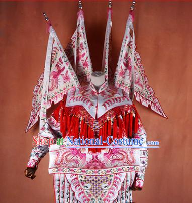 Ancient Chinese Beijing Opera Costumes Peking Opera General Armor Costume Complete Set for Women