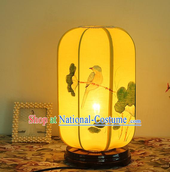 Chinese Classical Handmade Silk Desk Palace Lantern