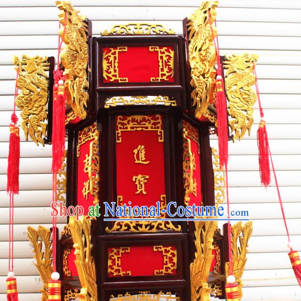 Gold Chinese Classical Hanging Palace Lantern