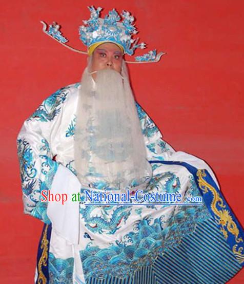 Chinese Traditional Opera Embroidered Dragon Robe