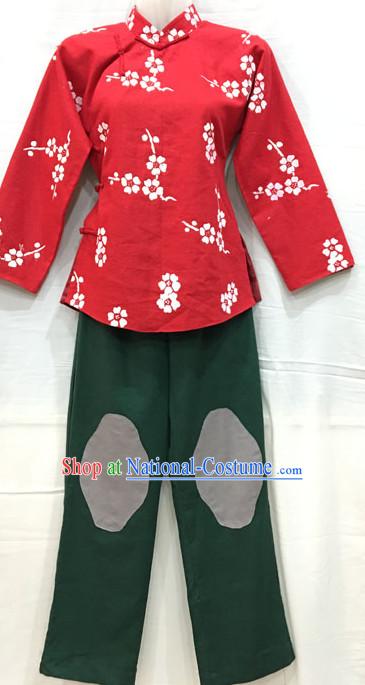 Traditional Chinese Opera Hong Dong Ji Xiao Tie Mei Costumes for Women or Girls