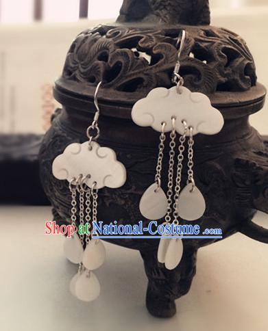 Ancient Chinese Cloud Shape Earrings for Women