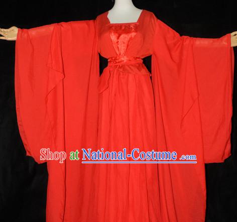 Traditional Chinese Classical Red Bridal Dress for Women