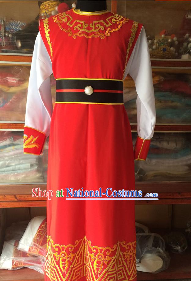 Ancient Chinese Opera Embroidered Jia Baoyu Costumes Complete Set for Men