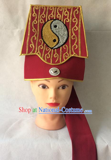 Traditional Chinese Classical Opera Taoist Hat for Men