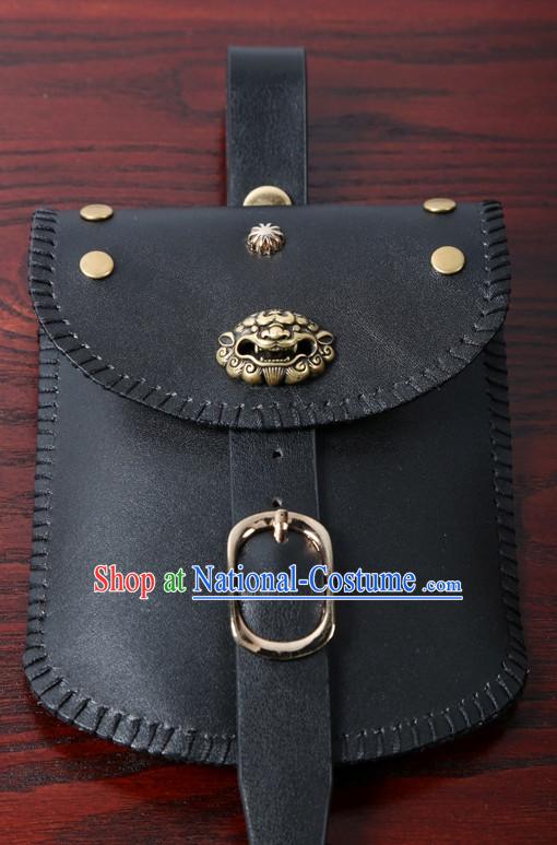 Chinese Ancient Handmade Leather Bags