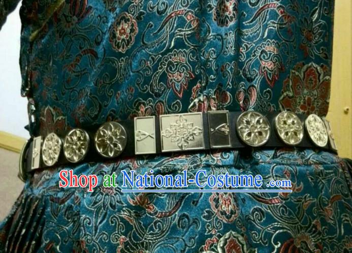 Chinese Ancient Handmade Leather Belts