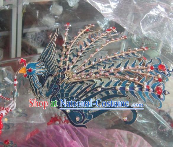 Chinese Classic Opera Handmade Phoenix Hair Jewelry