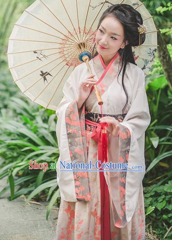 Chinese Ancient Han Dyansty Wear and Hair Jewelry for Women