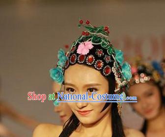 Chinese Opera Hair Accessories Headwear Headdress Hair Accessory Wig Set