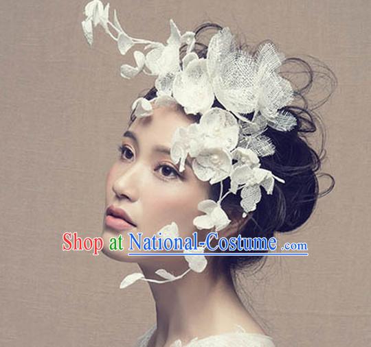 Chinese Wedding Bridal Hair Accessories Headwear Headdress Hair Accessory Hair Jewelry Set for Women or Girls