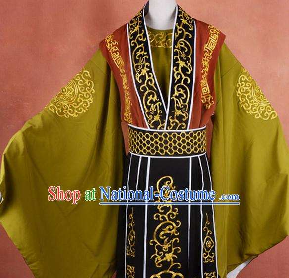 the Eight Immortals Chinese Ancient Zhang Guolao Old Men Costume Complete Set for Adults Kids Men Boys