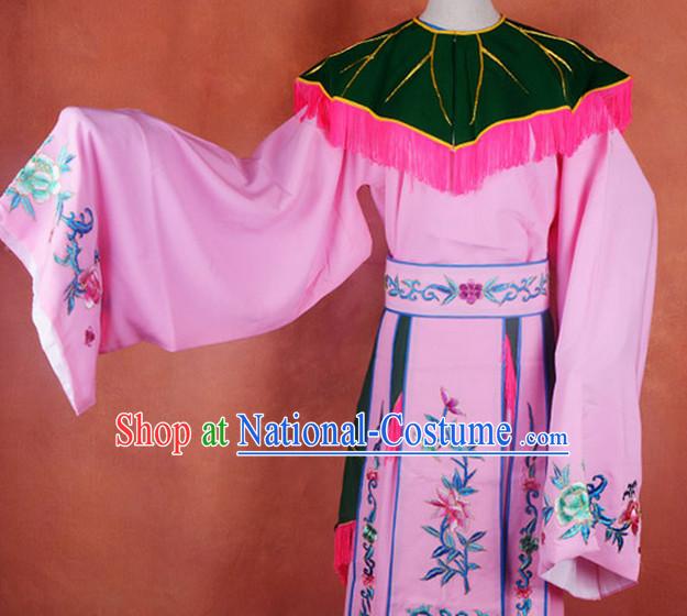 Chinese Ancient Legend Eight Immortals He Xiangu Costume Complete Set for Adults Kids Women Girls