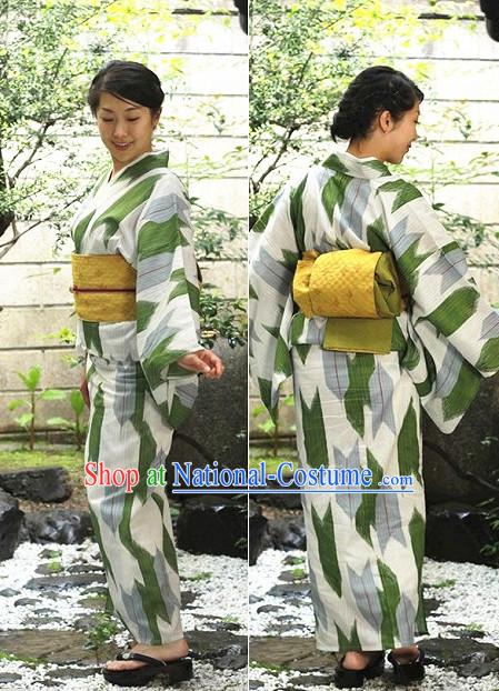 Top Authentic Traditional Japanese Kimonos Kimono Dress Yukata Clothing Robe online Complete Set for Women