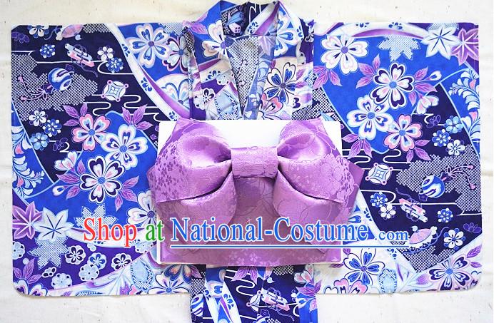 Top Authentic Traditional Japanese Kimonos Kimono Dress Yukata Clothing Robe online Complete Set for Women