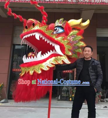 Chinese Classic Big Display or Play Handmade Dragon Head