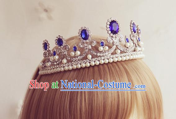 Romantic Bridal Princess Royal Crown Hair Accessories Hair Jewelry Headwear