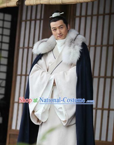 Nirvana in Fire TV Drama Hero Costumes Superhero Hanfu Clothing Complete Set for Men