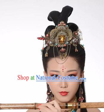 Ancient Chinese Fairy Head Wear Headpieces Hair Jewelry