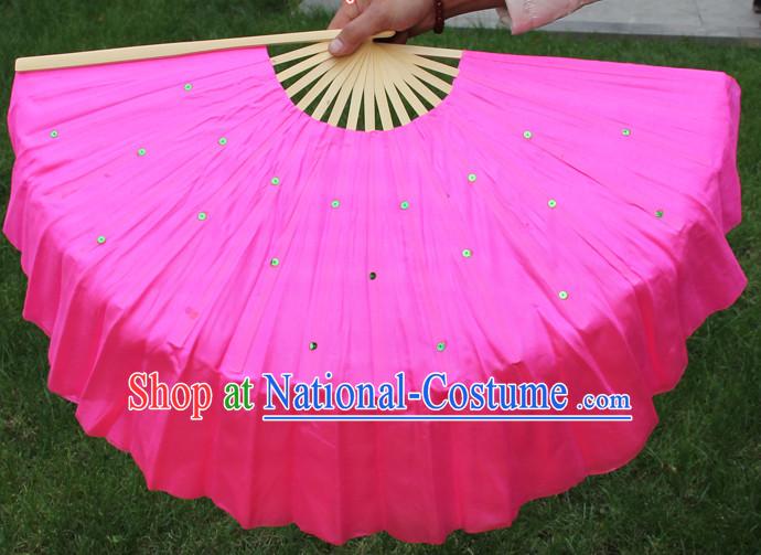 Traditional Chinese Pink Dance Fan