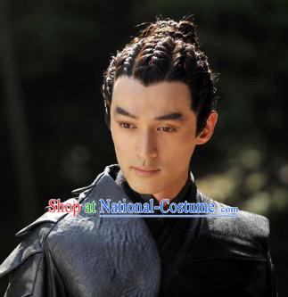 Chinese Ancient Male Black Wigs