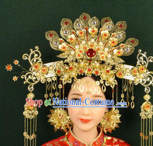 Ancient Chinese Female Emperor Wu Zetian Hair Accessories Complete Set