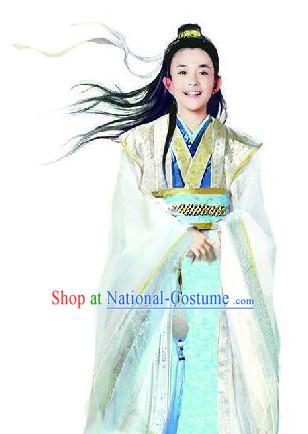 Ancient Chinese Emperor  Royal Dresses Imperial Prince Robe Clothes Complete Set