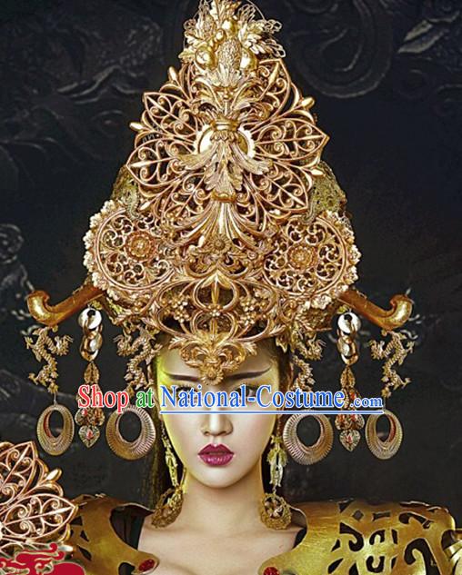 Ancient Chinese Empress Crown Imperial Hat