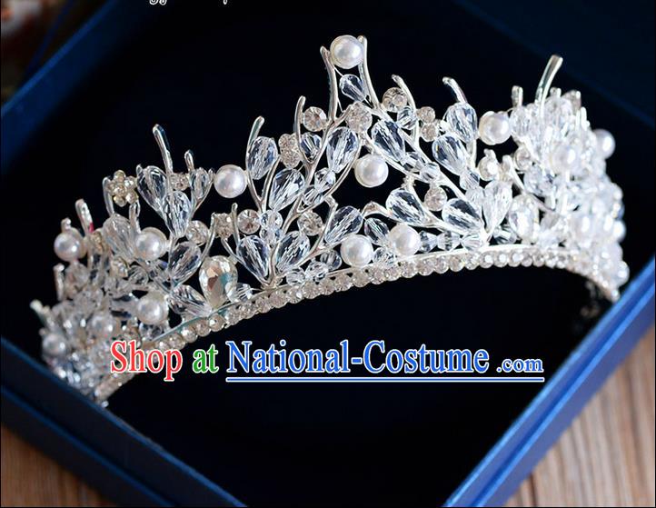 Traditional Jewelry Accessories, Princess Bride Royal Crown, Wedding Hair Accessories, Baroco Style Headwear for Women