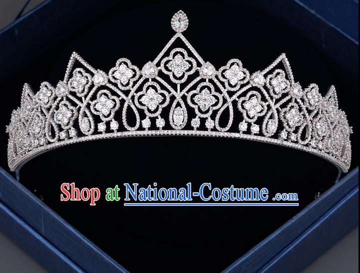 Traditional Jewelry Accessories, Princess Bride Royal Crown, Wedding Hair Accessories, Baroco Style Crystal Headwear for Women