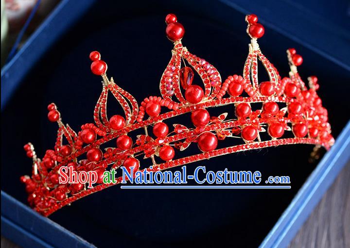 Traditional Jewelry Accessories, Princess Bride Royal Crown, Wedding Hair Accessories, Baroco Style Headwear for Women