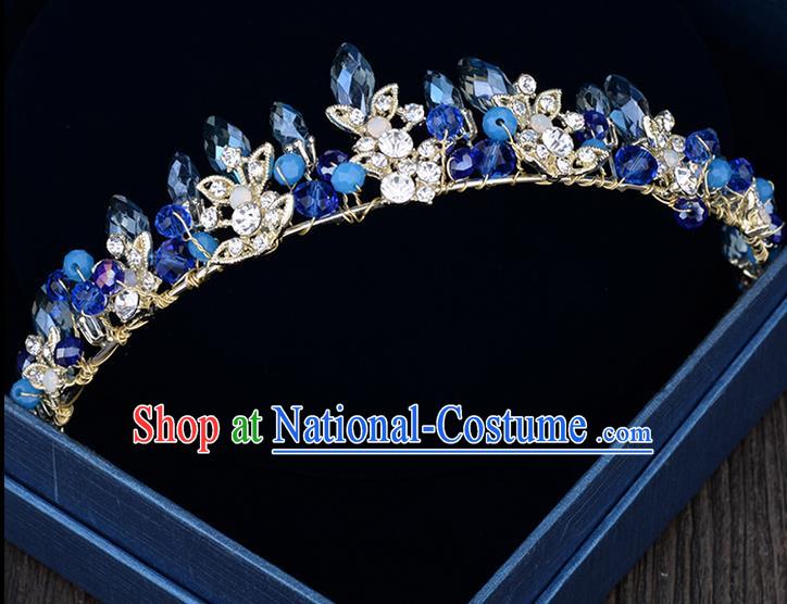 Traditional Jewelry Accessories, Princess, Bride Royal Crown, Wedding Hair Accessories, Baroco Style Crystal Headwear for Women