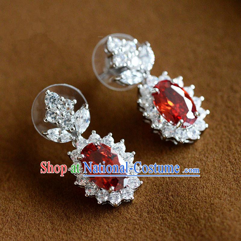 Traditional Jewelry Accessories, Princess, Bride, Wedding Baroco Style Crystal Earrings for Women