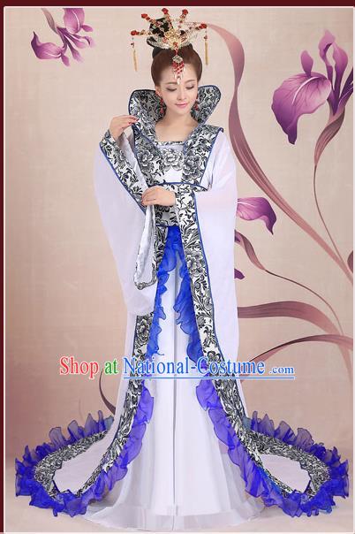 Ancient Chinese Palace Empress Costumes Complete Set, Tang Dynasty Ancient Palace Clothing, Cosplay Fairy Princess Dress Suits For Women